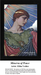 A detailed counted cross-stitch pattern preview of Elihu Vedder's painting, "Minerva of Peace." The American Symbolist design features the Roman goddess Minerva holding an olive branch, capturing majestic wisdom through classical composition and rich jewel tones.