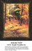 A woodland scene with golden autumn leaves covering the ground and trees, designed as a BAP cross stitch pattern by Joseph Farquharson.