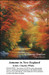 A path through a vibrant autumn forest, framed by a canopy of burgundy, orange, and yellow leaves, from a large cross stitch pattern by Charles White.