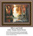 Fine Art Cross Stitch Pattern | Silver and Gold