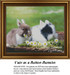 Two adorable bunnies munch on daisies in this xstitch kit from Sunrays Creations, bringing a touch of springtime to your stitching project.