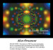 A colorful ornament reflects its alien surroundings in red, blue, green, and gold, waiting as your next cross stitch project.