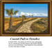 Landscape Cross Stitch Pattern | Coastal Path to Paradise
