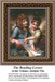 Two young girls are seated together, with the older sister teaching her younger sibling to read, in this xstitch pattern by Etienne-Adolphe Piot.
