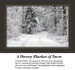 Landscape Cross Stitch Pattern |  A Downy Blanket of Snow