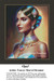 A woman adorned with opal jewelry and vibrant fabrics, depicted in a cross stitch kit designed by Tracey Marvel Kramer.