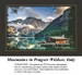 Lush mountains rise majestically against a serene lake, with a cozy cabin nestled among pine trees in this xstitch design from Sunrays Creations.