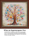 Easter Cross Stitch Pattern | What an Eggstravagant Tree