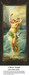 A water nymph stretches gracefully from the sea, surrounded by vibrant waves, in this xstitch chart designed by Hans Zatzka for Sunrays Creations.