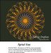 Fractal Cross Stitch Pattern | Spiral Sun