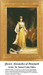 Queen Alexandra of Denmark stands elegantly in her coronation robes and gold gown, brought to life as a counted cross stitch pattern.