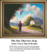 A little boy stands on a path, watching a colorful kite soar high against a backdrop of fluffy clouds and a quaint house, available as a PDF chart.