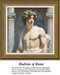 A handsome young man with curly hair and a muscular build stands in a classical setting, detailed in this xstitch chart titled Hadrian of Rome.