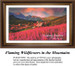 Landscapes Cross Stitch Pattern | Flaming Wildflowers in the Mountains