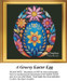 Easter Cross Stitch Patterns | A Groovy Easter Egg