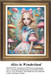 Fantasy Cross Stitch Patterns | Alice in Wonderland