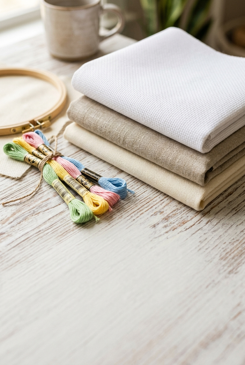 Cross Stitch Fabric Guide: Aida vs. Linen vs. Evenweave &mdash;
Which Is Right for You?