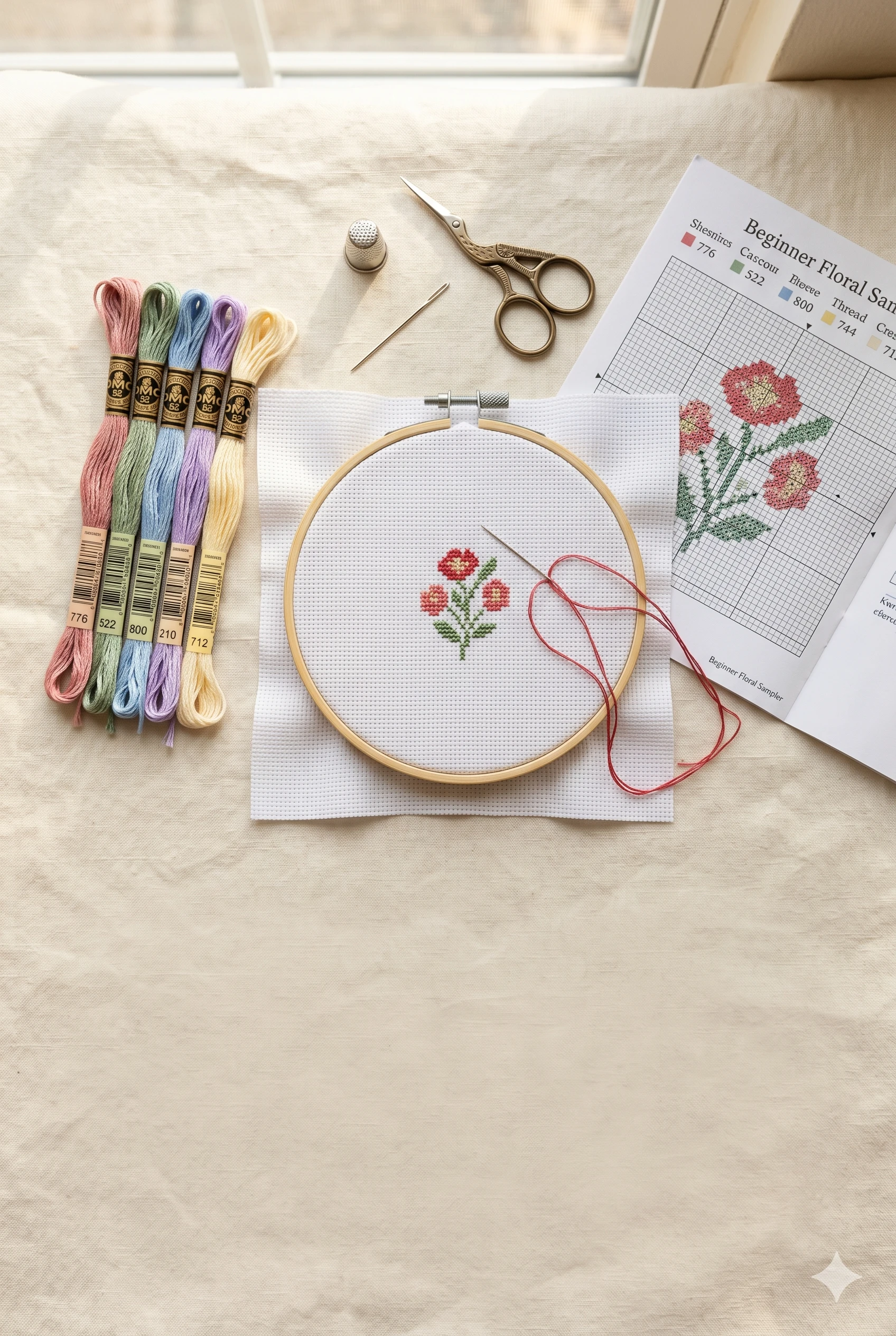 Cross Stitch for Beginners: Everything You Need to Start
Your First Project Today