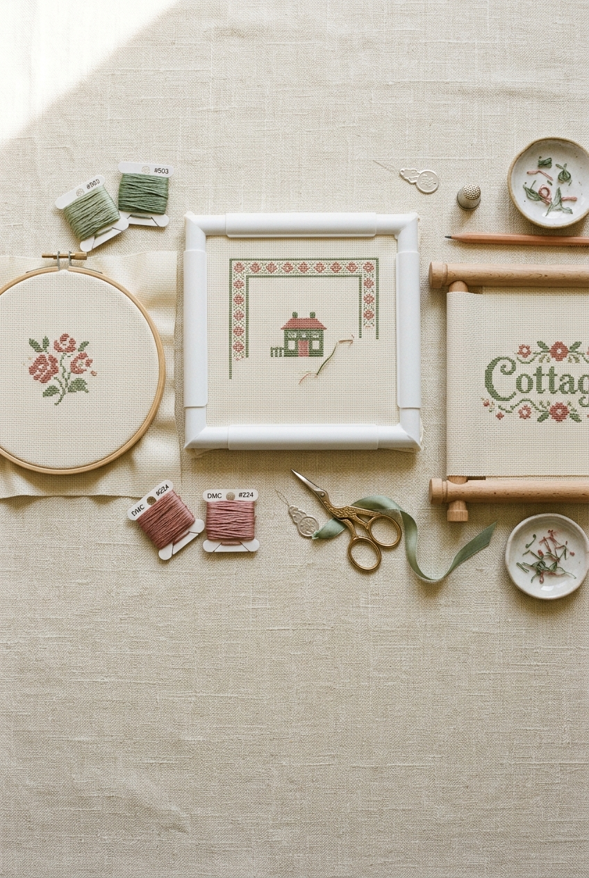 Cross Stitch Hoop vs. Q-Snap vs. Scroll Frame &mdash; Which Should You Use?