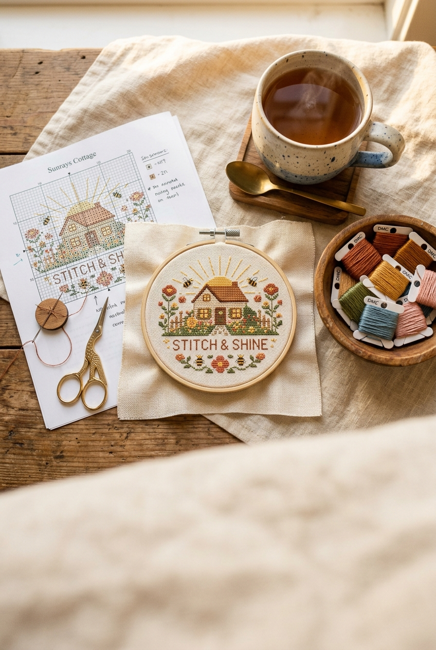 Cross Stitch Hoop vs. Q-Snap vs. Scroll Frame — Which Should You Use? Cross Stitch Hoop vs. Q-Snap vs. Scroll Frame — Which Should You Use? finished piece