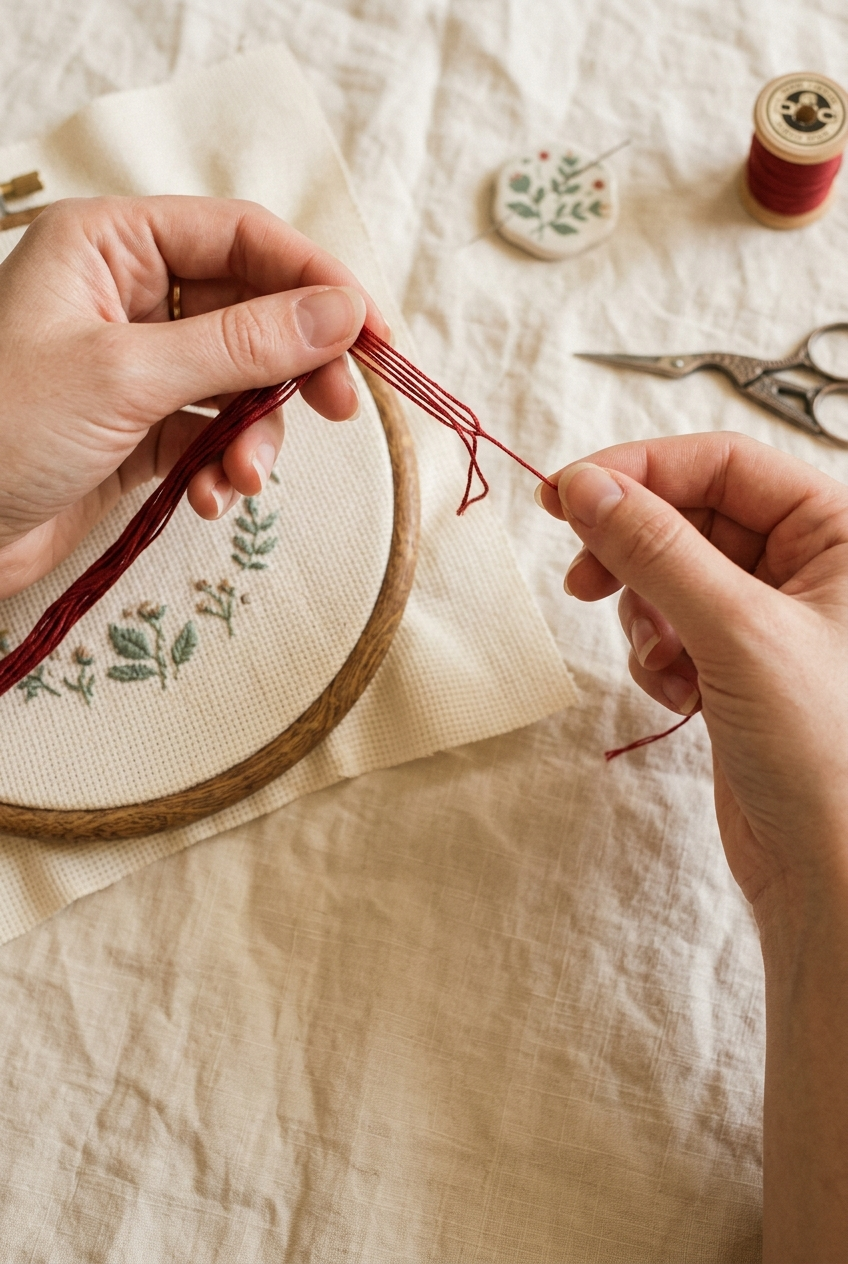 Cross Stitch Thread Guide: Everything You Need to Know About Embroidery Floss technique detail