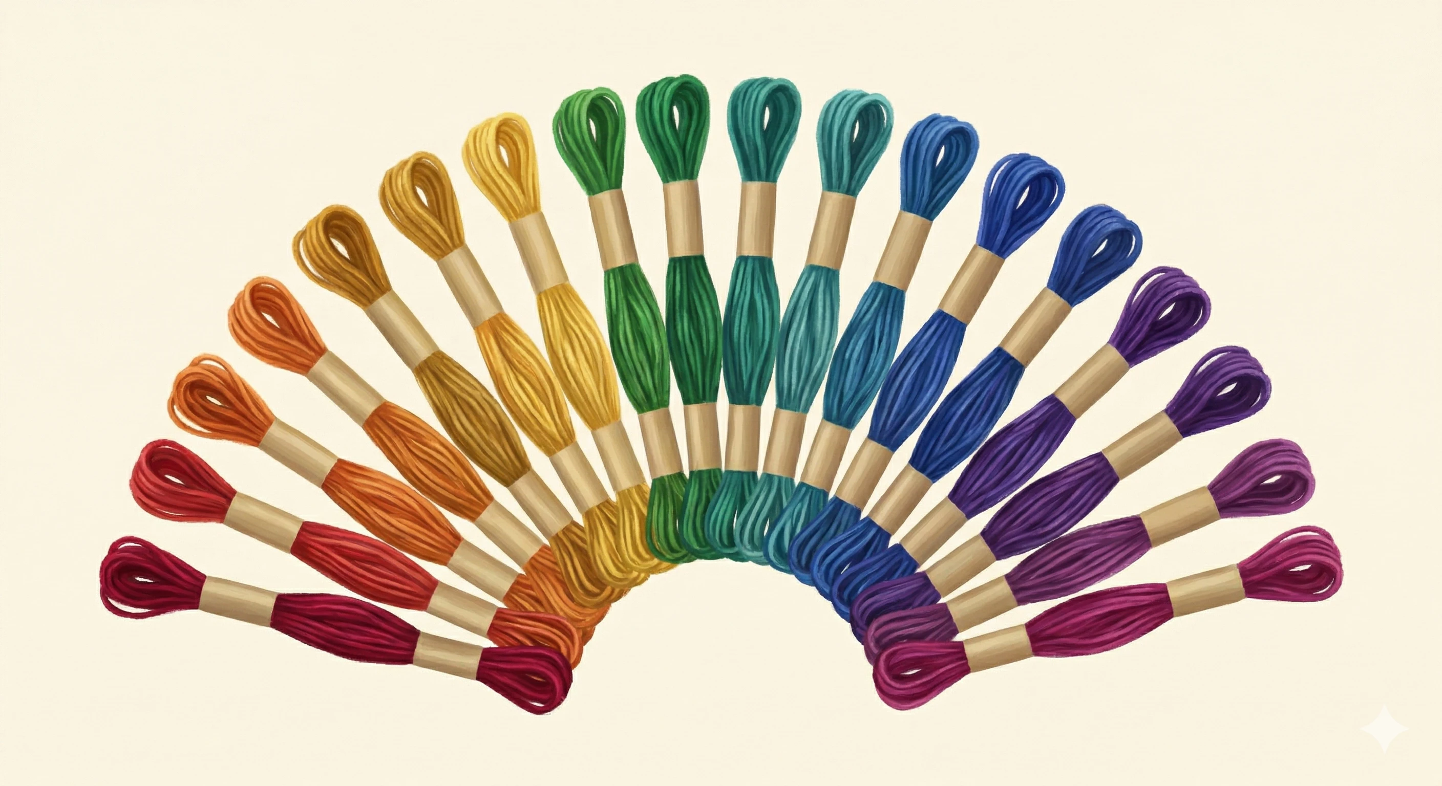 DMC Embroidery Floss Collection &mdash; assorted colors for cross stitch