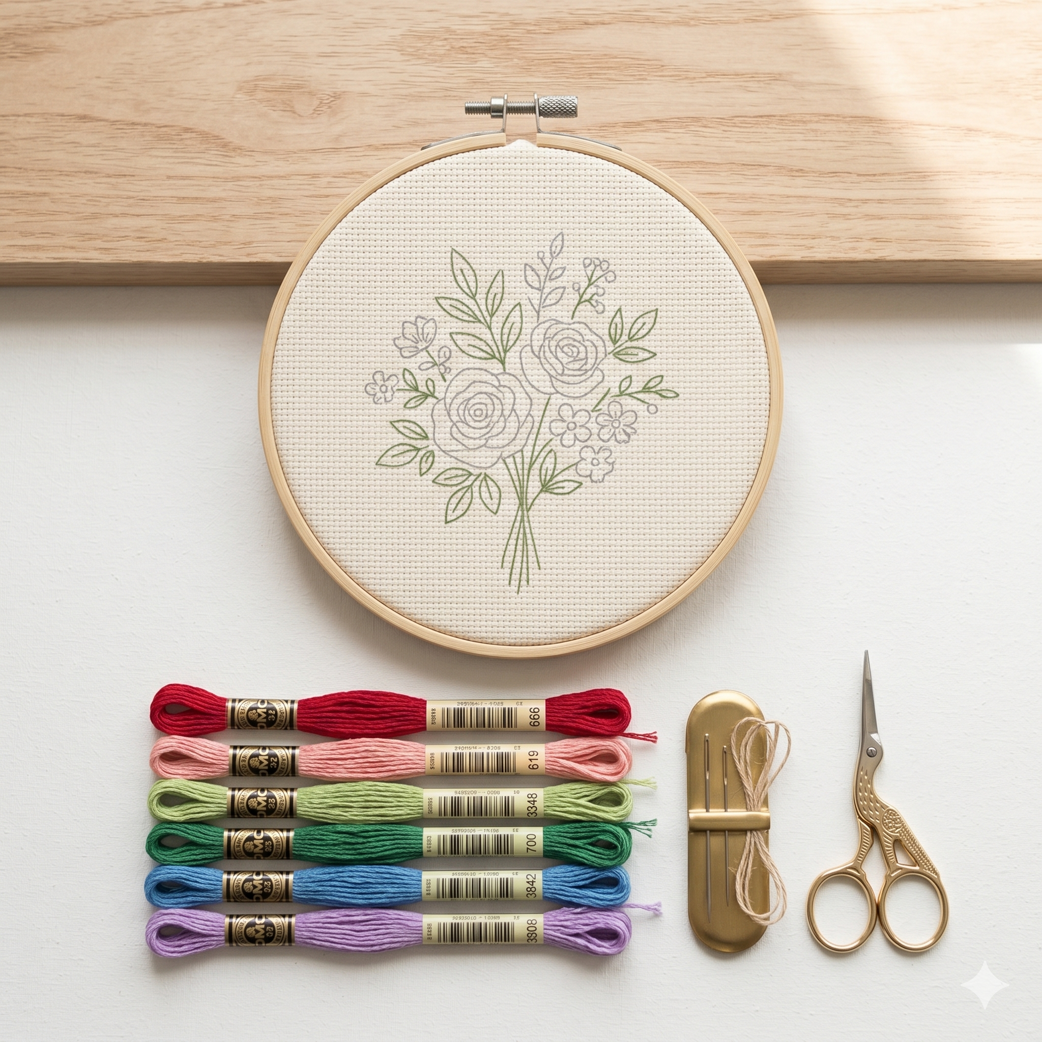 Cross stitch starter kit for beginners