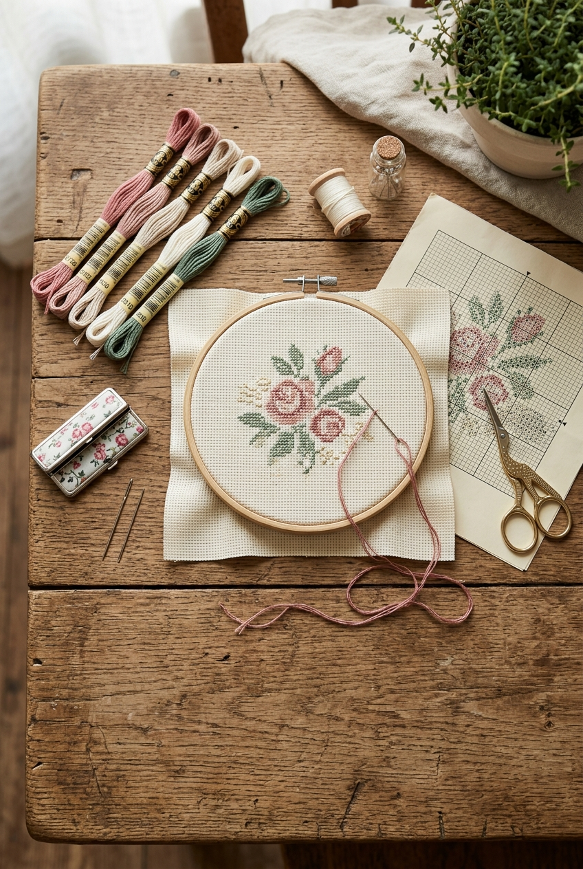 What do you need to cross stitch &mdash; complete beginner supply list | Sunrays Creations