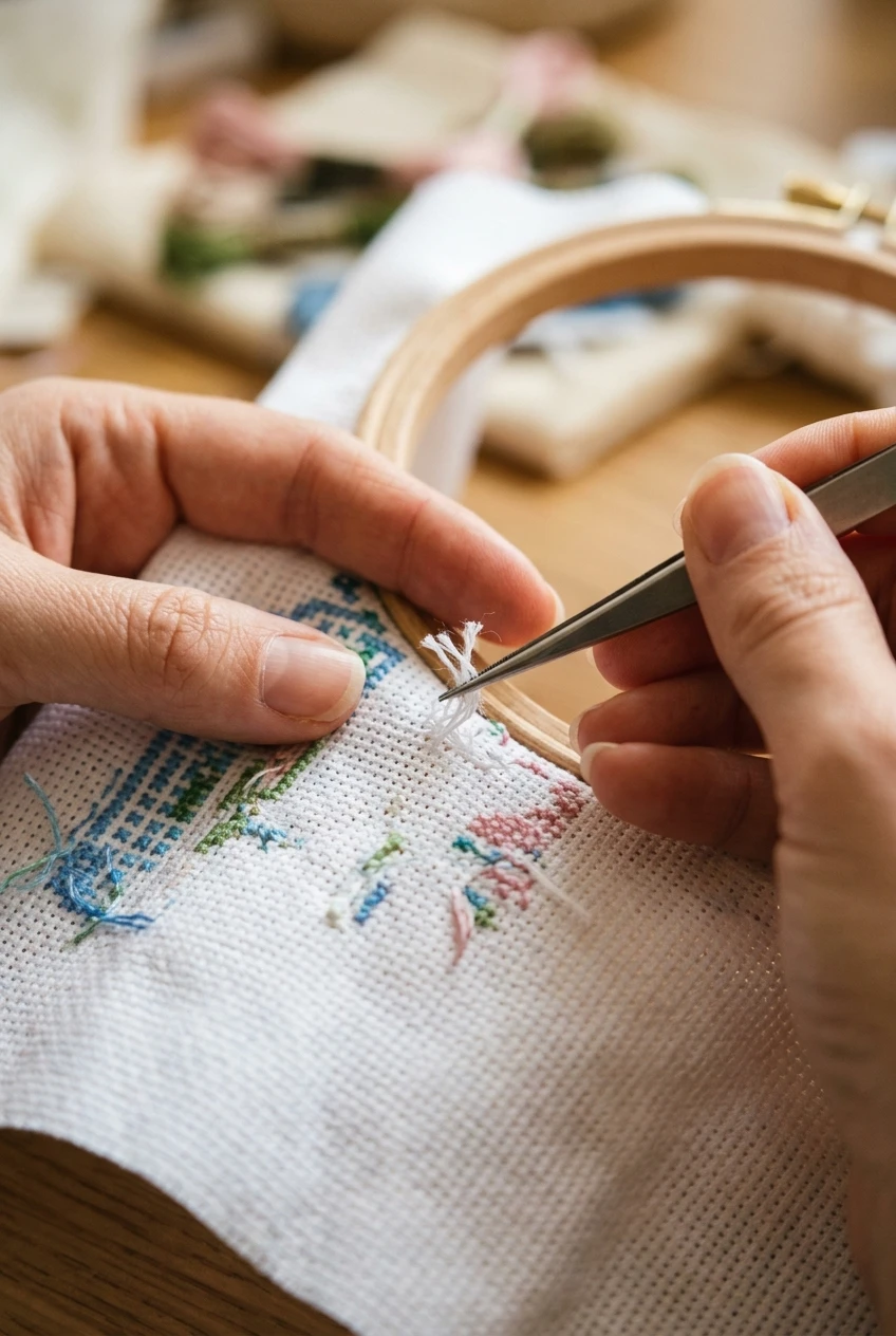 What Is Frogging in Cross Stitch? (And How to Do It Without Losing Your Mind) technique detail