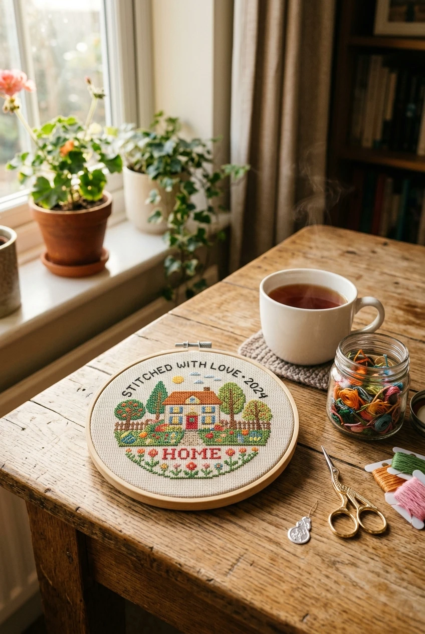 What Is Frogging in Cross Stitch? (And How to Do It Without Losing Your Mind) finished piece