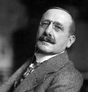 A historical portrait photograph of the German landscape painter Paul Wilhelm Keller-Reutlingen, a prominent member of the Munich Secession