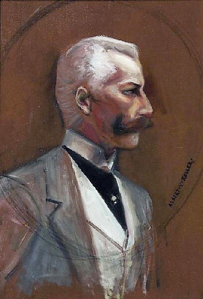 Albert von Keller Self Portrait Cross Stitch | Sunrays Creations Meta Description: Stitch the master of the Munich Secession with our Albert von Keller self-portrait cross stitch charts. Available in digital, printed, or full kit formats. Keywords: Albert von Keller self portrait, artist cross stitch patterns, Munich Secession cross stitch, fine art needlework designs, historical counted cross stitch