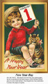 Vintage Cross Stitch Pattern | New Year Boy