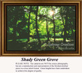 Trees Cross Stitch Pattern | Shady Green Grove