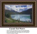 Landscape Counted Cross Stitch Patterns | Crystal Teal Waters