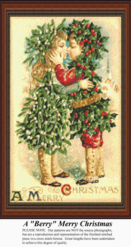 A Berry Merry Christmas, NS-94 cross stitch pattern