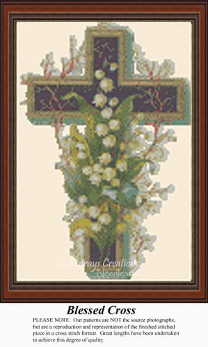 Blessed Cross, NS-52 cross stitch pattern