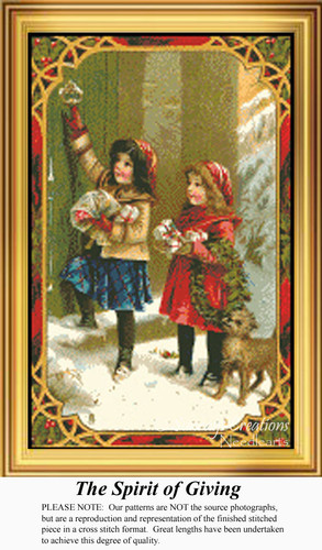 The Spirit of Giving, NS-109 cross stitch pattern