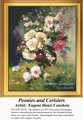 Flower Cross Stitch Pattern | Peonies and Cerisiers