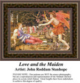 Romance Cross Stitch Pattern | Love and the Maiden 