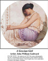 Fine Art Cross Stitch Pattern | A Grecian Girl