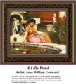 Women Cross Stitch Pattern | A Lily Pond 