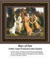 Women in Cross Stitch Pattern | Rays of Sun