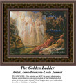 Fine Art Cross Stitch Pattern | The Golden Ladder