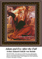 Fine Art Cross Stitch Pattern | Adam and Eve After the Fall 