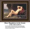 Women in Cross Stitch Pattern | Mary Magdalene in the Grotto