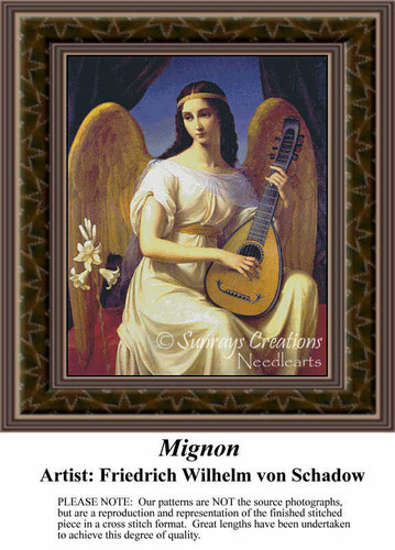 Mignon, RE-220 cross stitch pattern