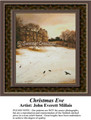 Fine Art Cross Stitch Pattern | Christmas Eve