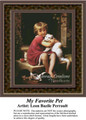 Fine Art Cross Stitch Pattern | Her Favorite Pet