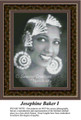 Sepia Cross Stitch Pattern | Josephine Baker I